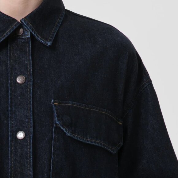 Gwen Slice Shirt - Rinse AGOLDE - Picture 7 of 10